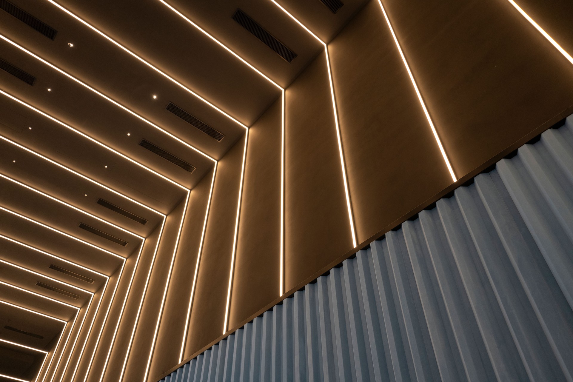 Modern Interior Design with Linear Lighting